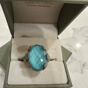 Judith Ripka Doublet Turquoise Ring